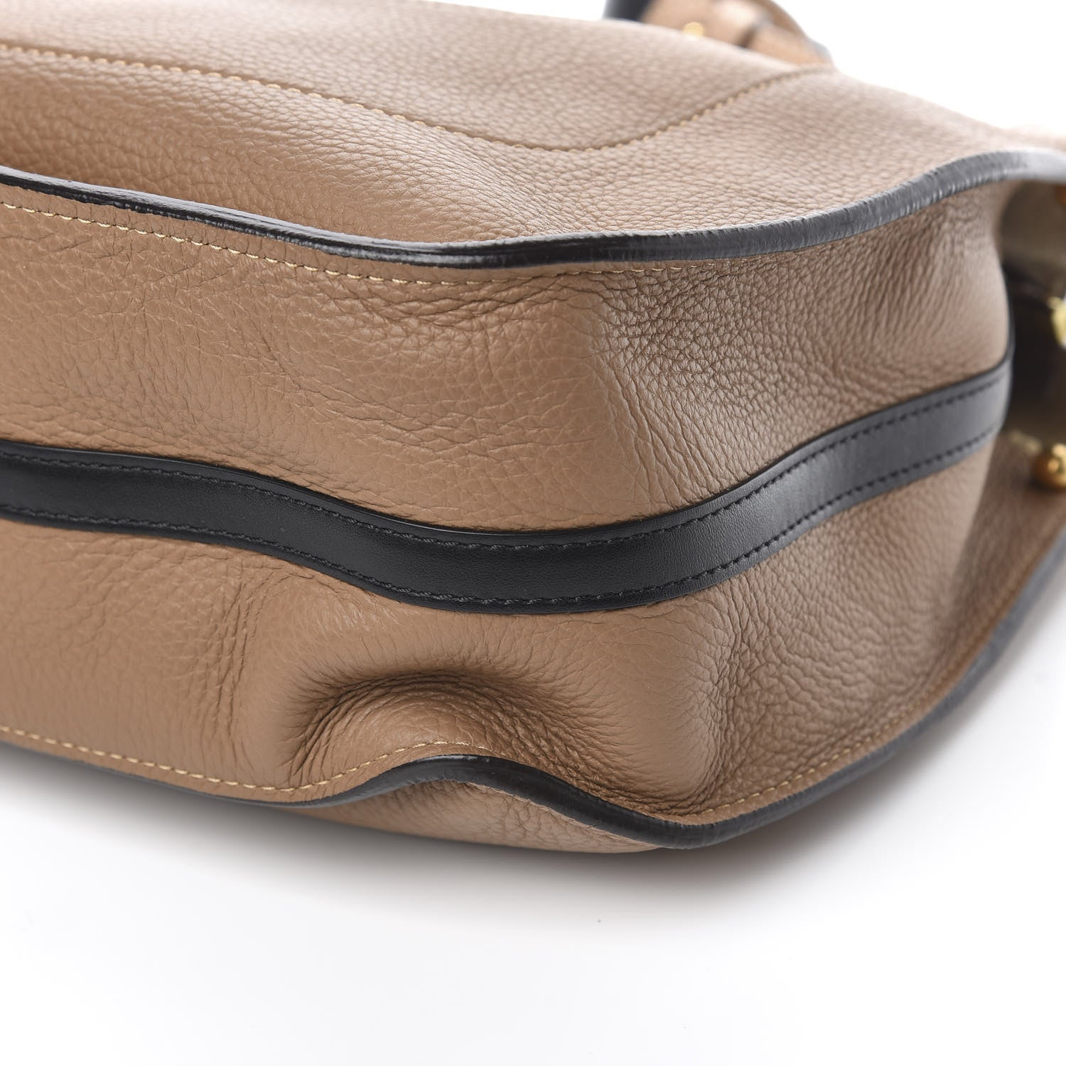 Chloe Grained Calfskin Small Hayley Hobo Nut 8 of 9