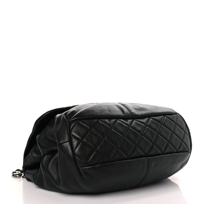 Chanel Calfskin Quilted Large Trianon Messenger Flap Black 4 of 9