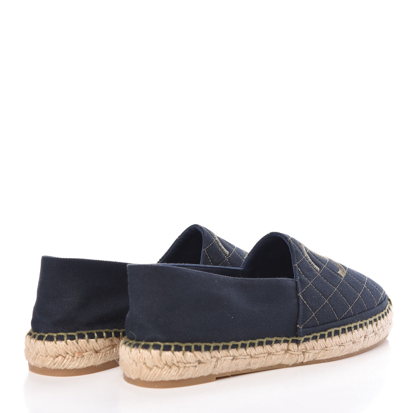 Fabric Biarritz CC Espadrilles 40 Blue Green