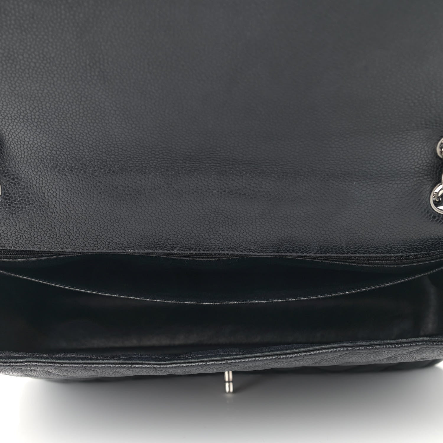 Chanel Caviar Quilted Maxi Single Flap Black 5 of 10