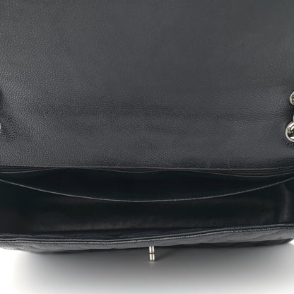 Chanel Caviar Quilted Maxi Single Flap Black 5 of 10