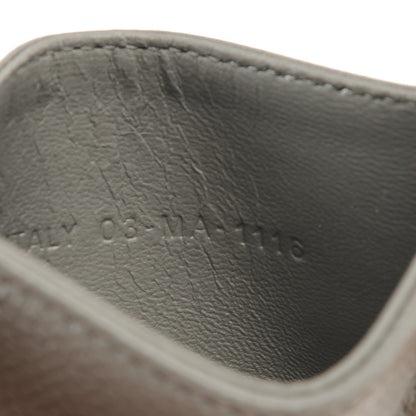 Christian Dior Grained Calfskin Cannage Diorama Card Holder Grey 5 of 7