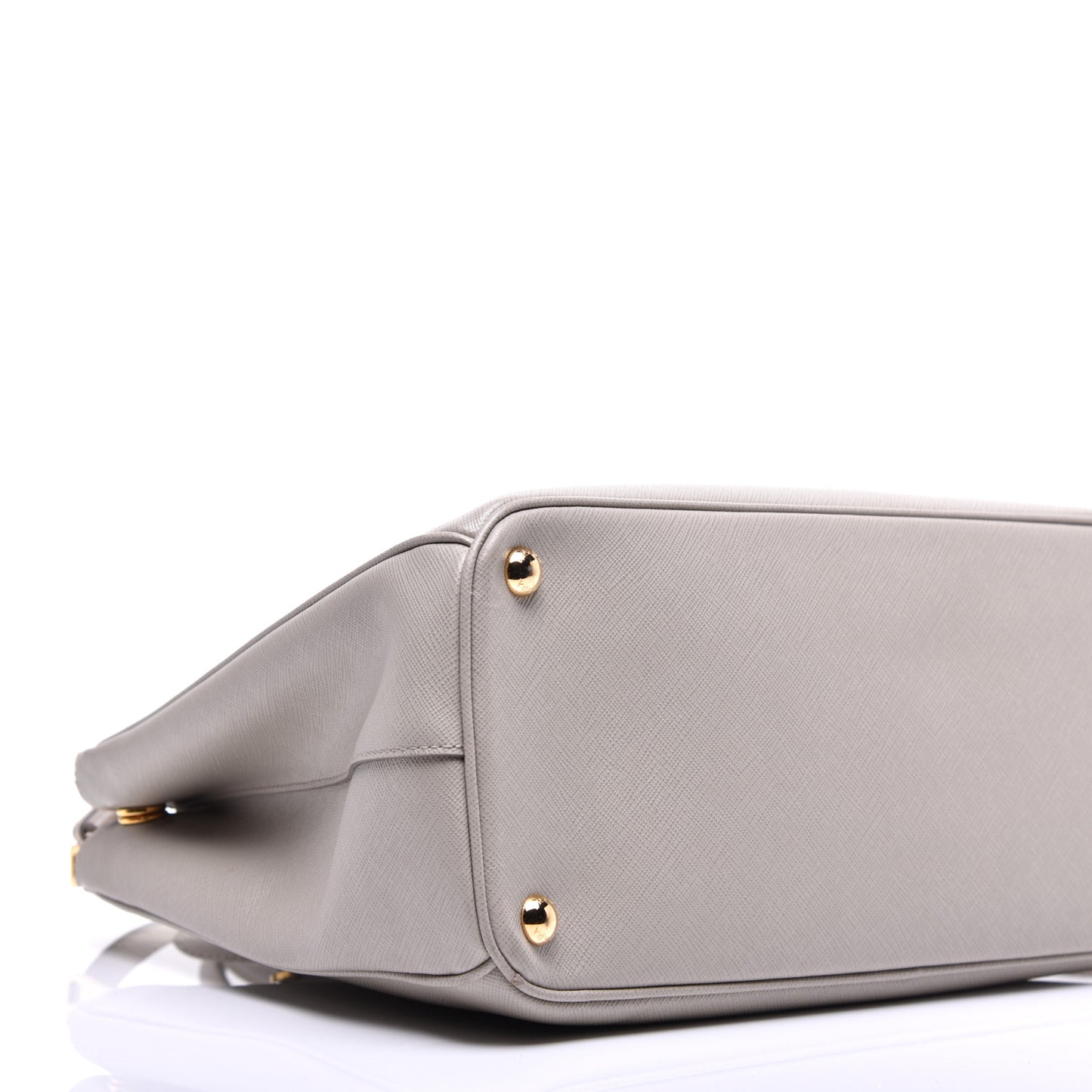 Saffiano Medium Galleria Double Zip Tote Argilla