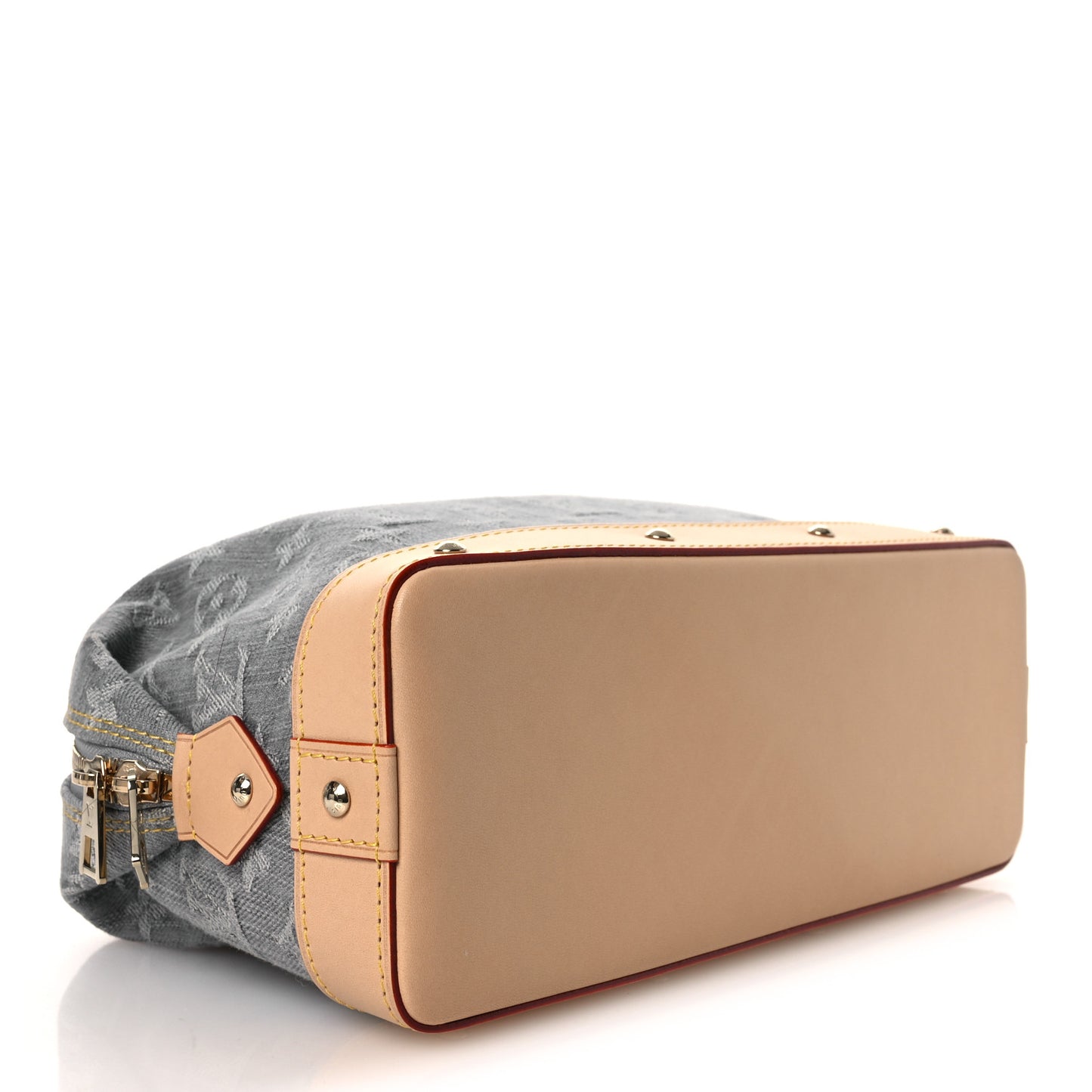Monogram Denim Cosmetic Pouch GM Cloudy Cloudy Grey