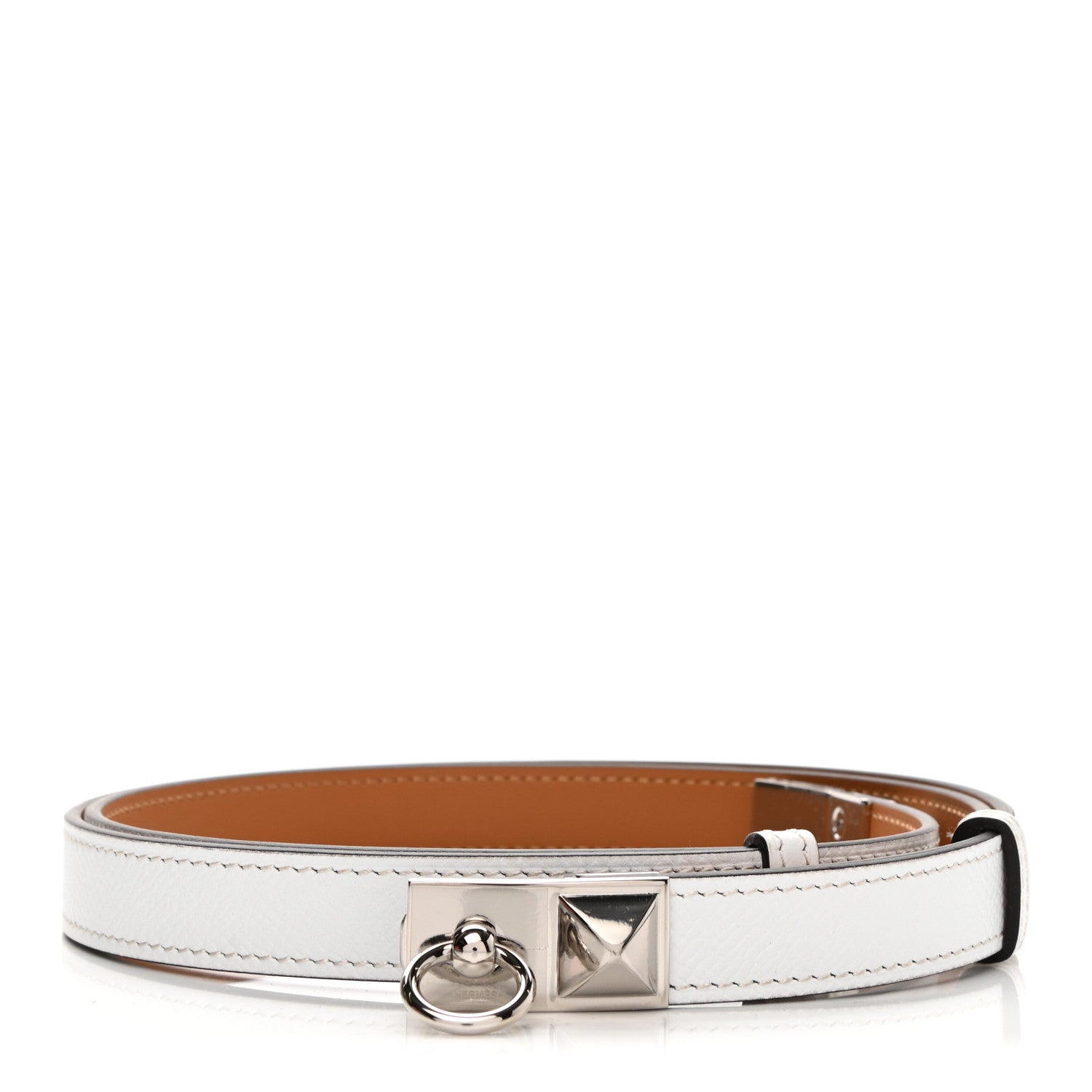 Hermes Epsom Rivale 18 Belt White 1 of 3