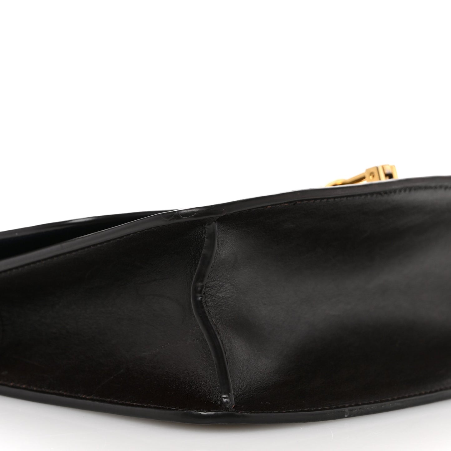 Sleek Calfskin The Sofia 8.75 Crossbody Dark Brown