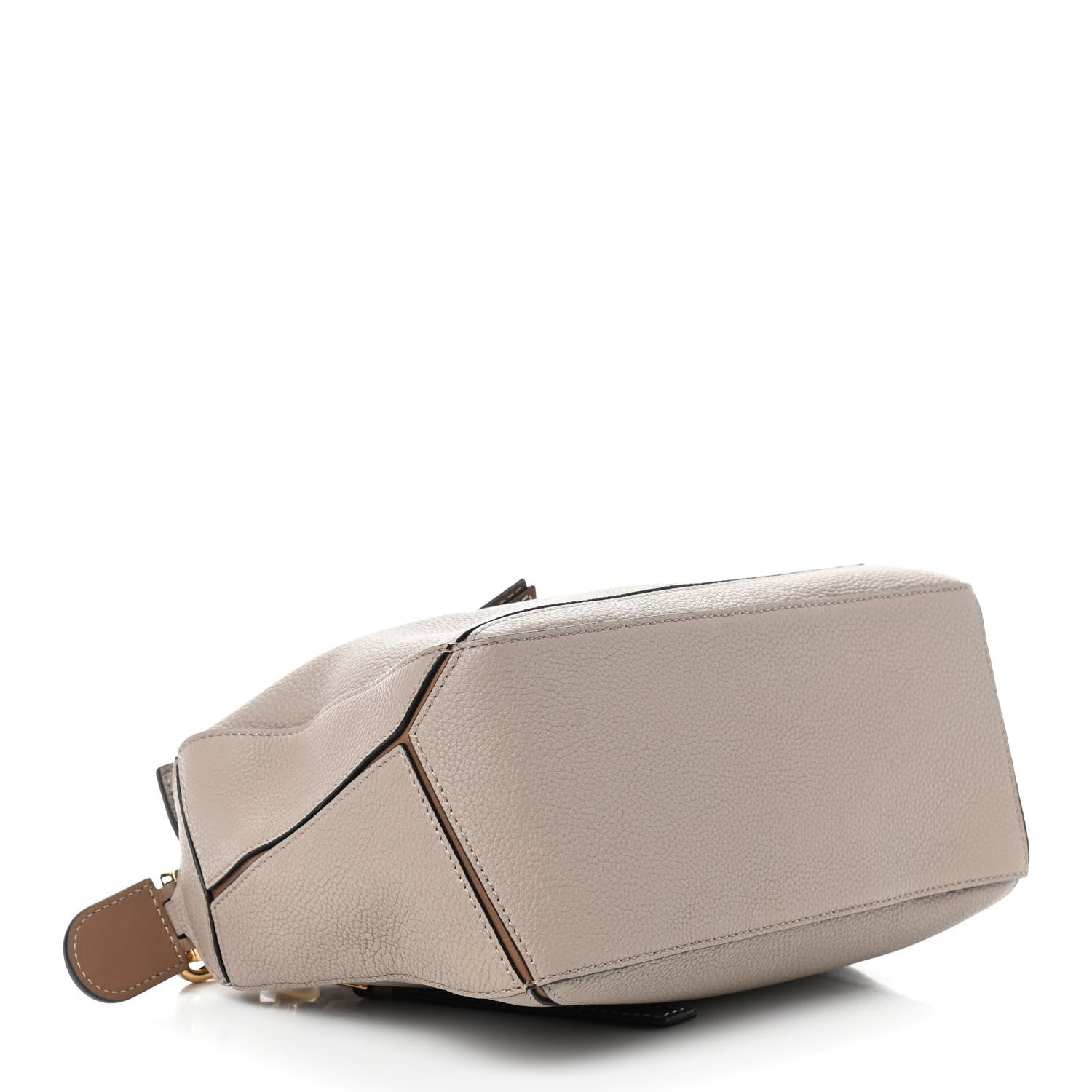 Loewe Grained Calfskin Small Puzzle Bag Sand Mink 4 of 9
