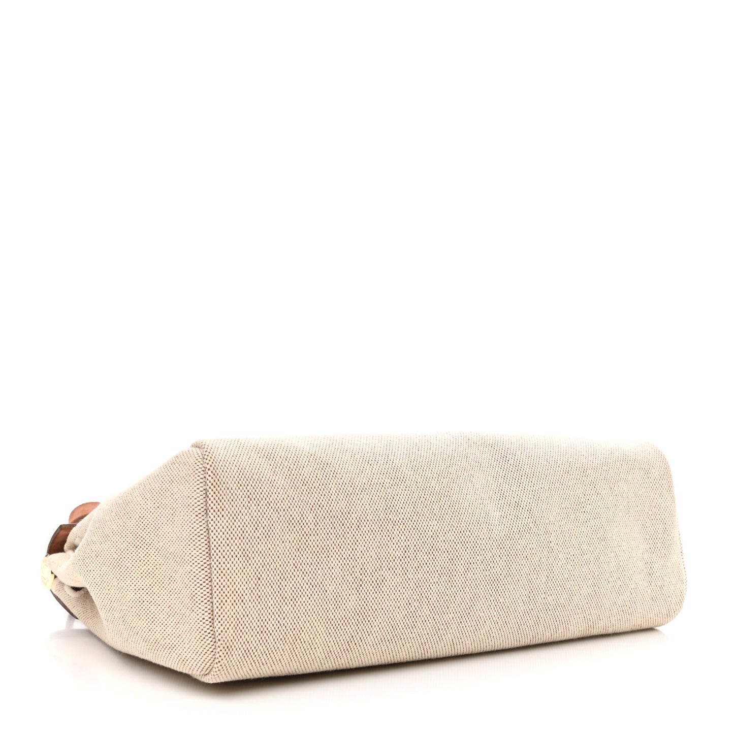 Toile Vache Calfskin Herbag 30 PM Natural Havane