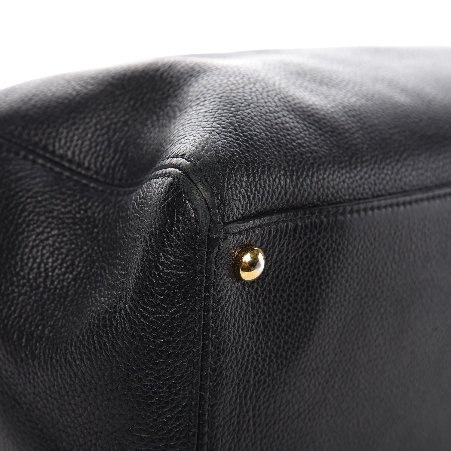 Chanel Calfskin Cerf Executive Shopper Tote Black 16 of 21
