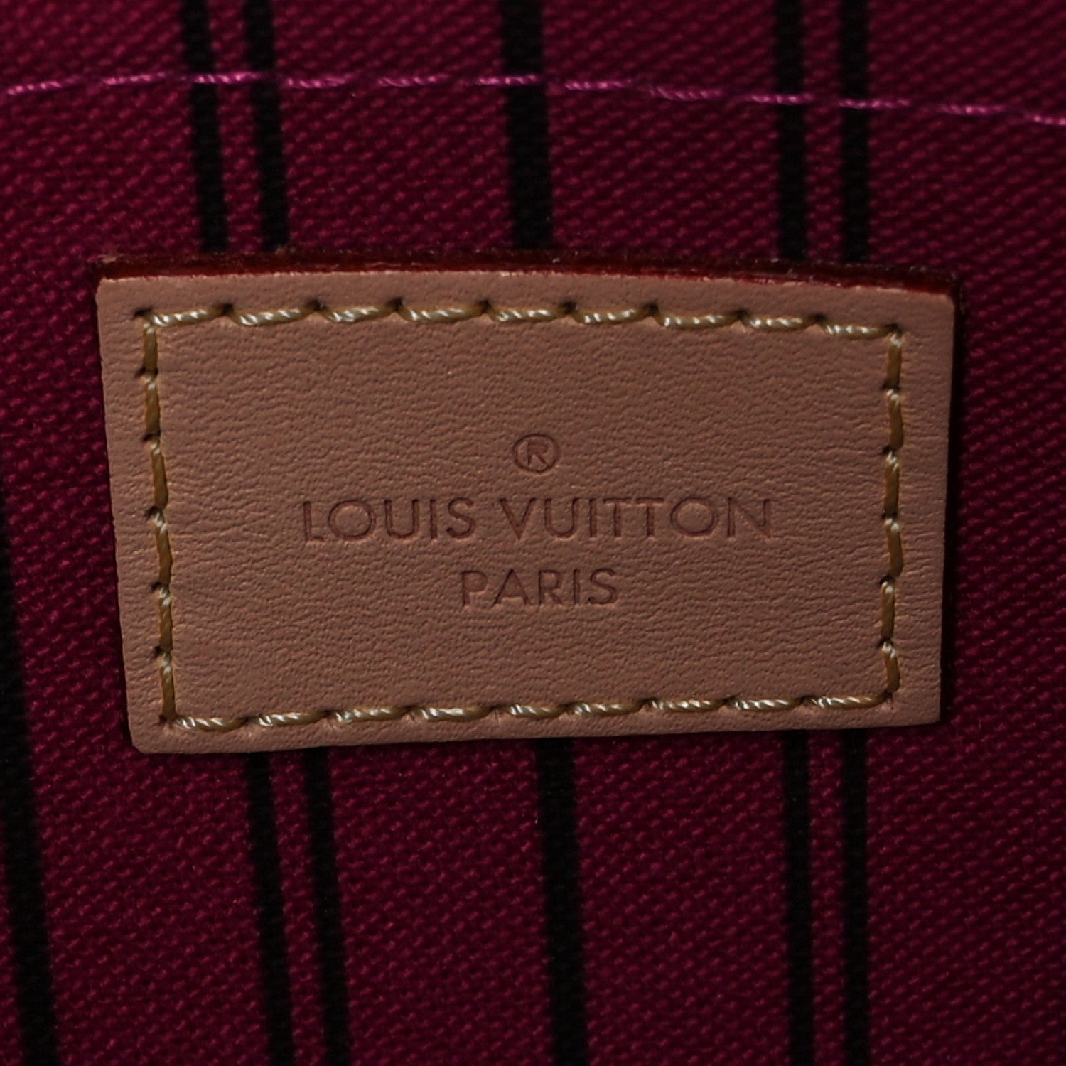 Louis Vuitton Monogram Neverfull MM GM Pochette Pivoine 6 of 8