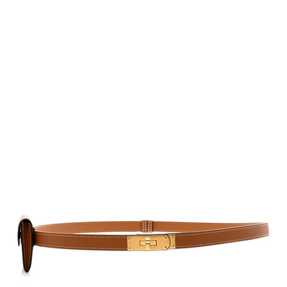 Hermes Epsom Kelly Pocket Belt Gold 1 of 6