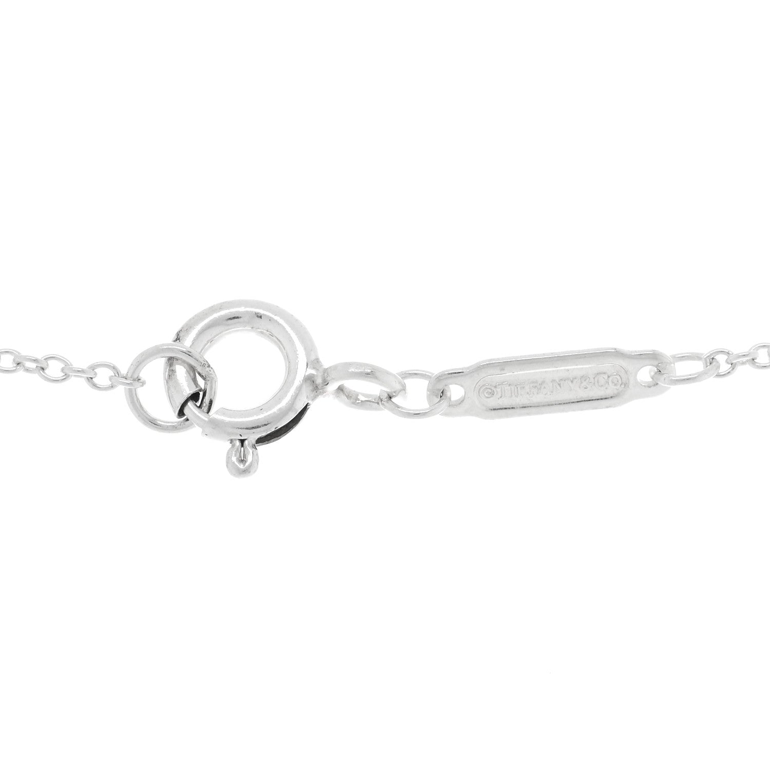 Tiffany Sterling Silver Mini Infinity Pendant Necklace 4 of 5