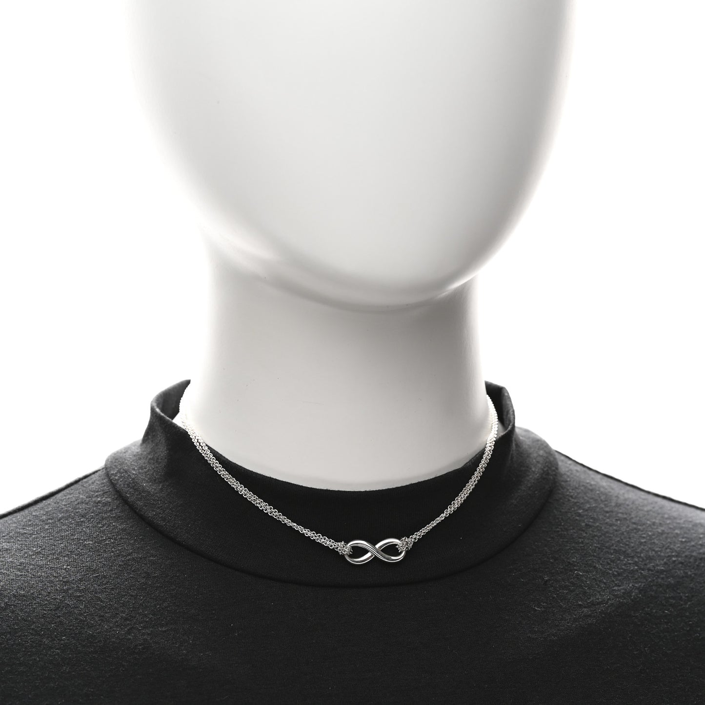 Sterling Silver Infinity Pendant Necklace