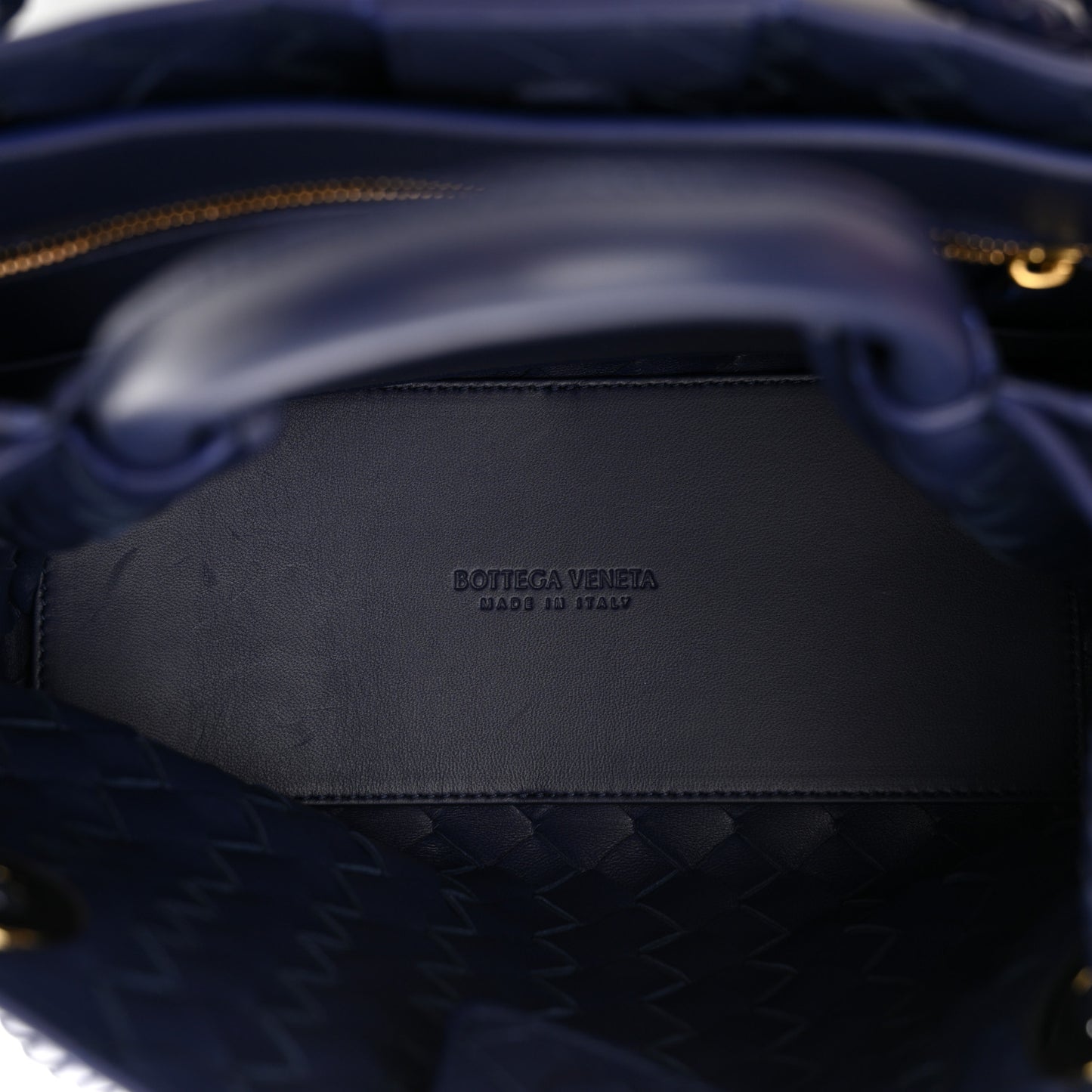 Nappa Intrecciato Small Andiamo Shoulder Bag Duke