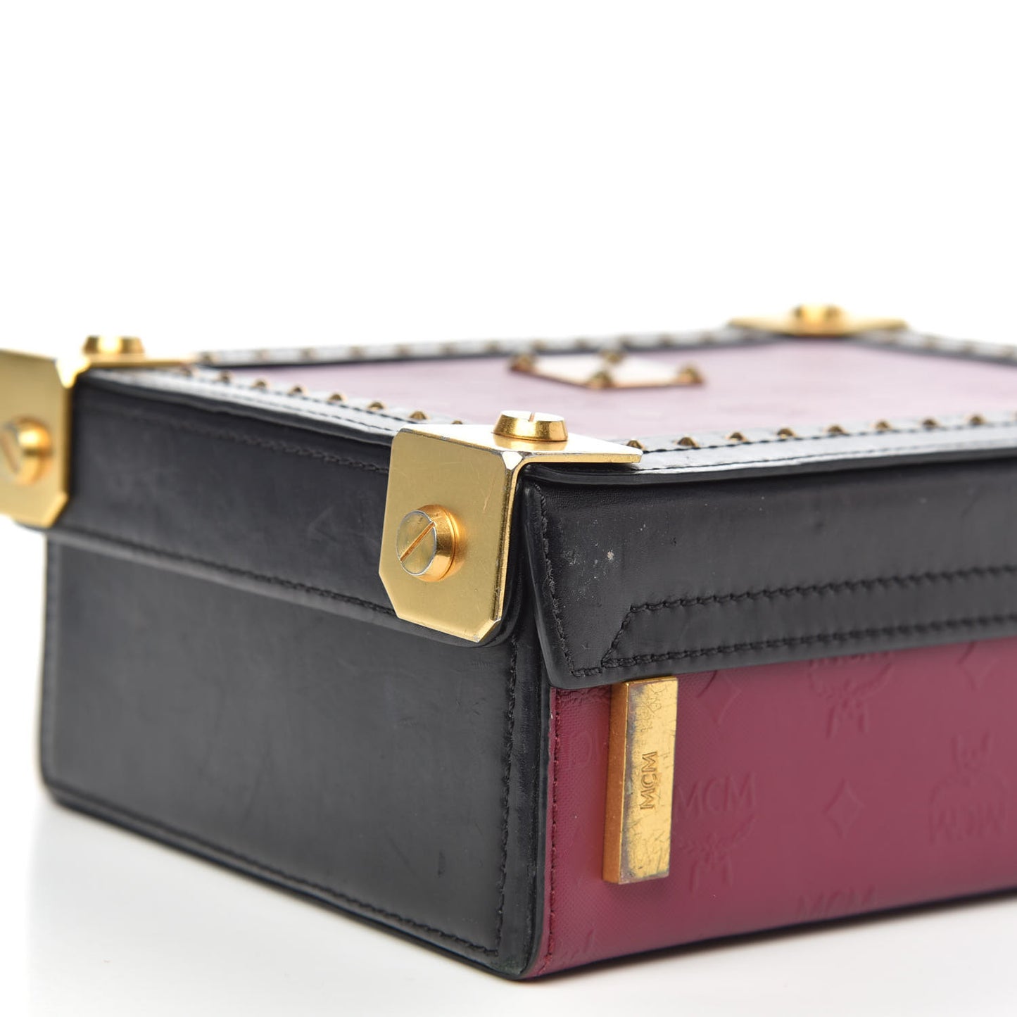 Odeon Calfskin Small Berlin Crossbody Purple