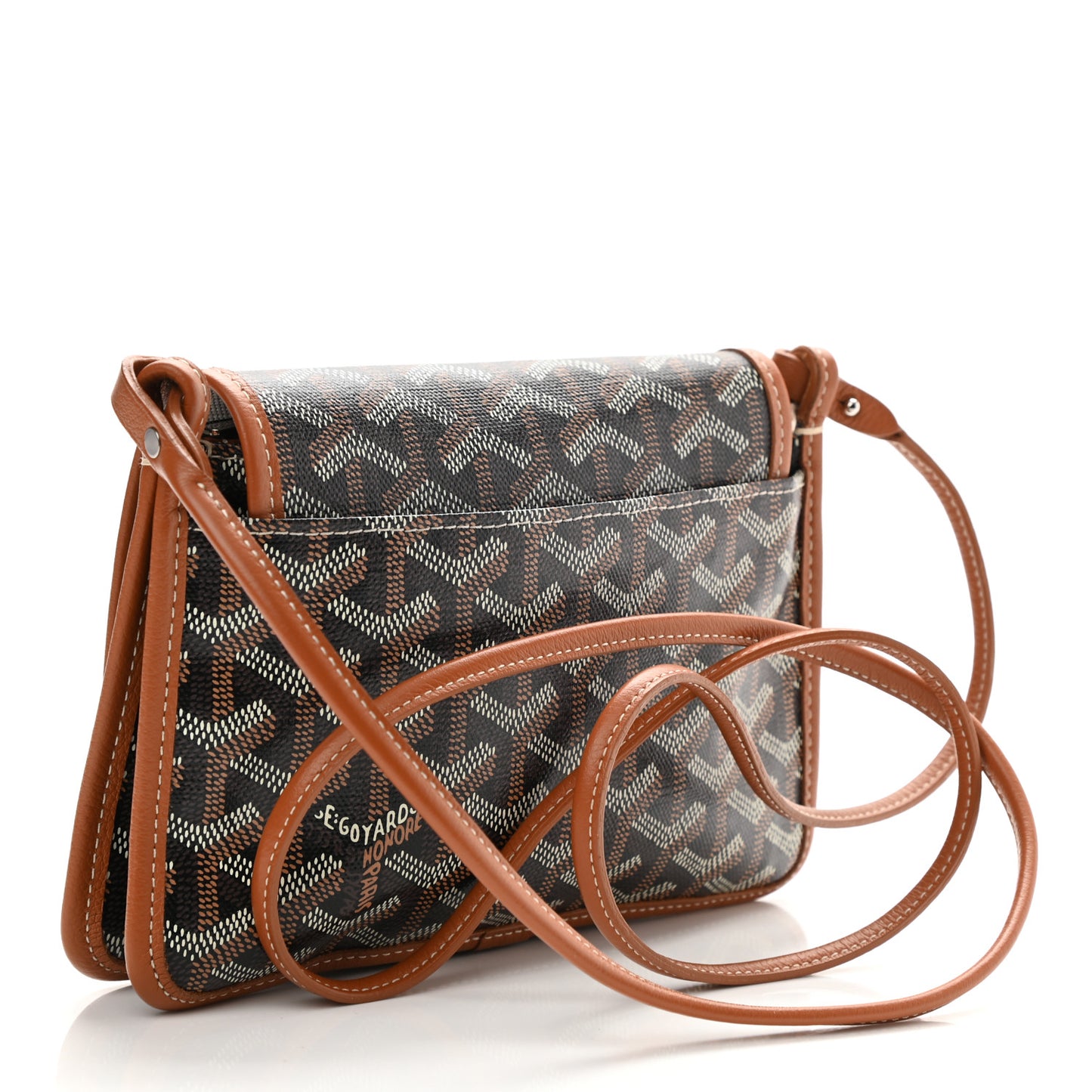 Goyardine Plumet Wallet Clutch Black Gold