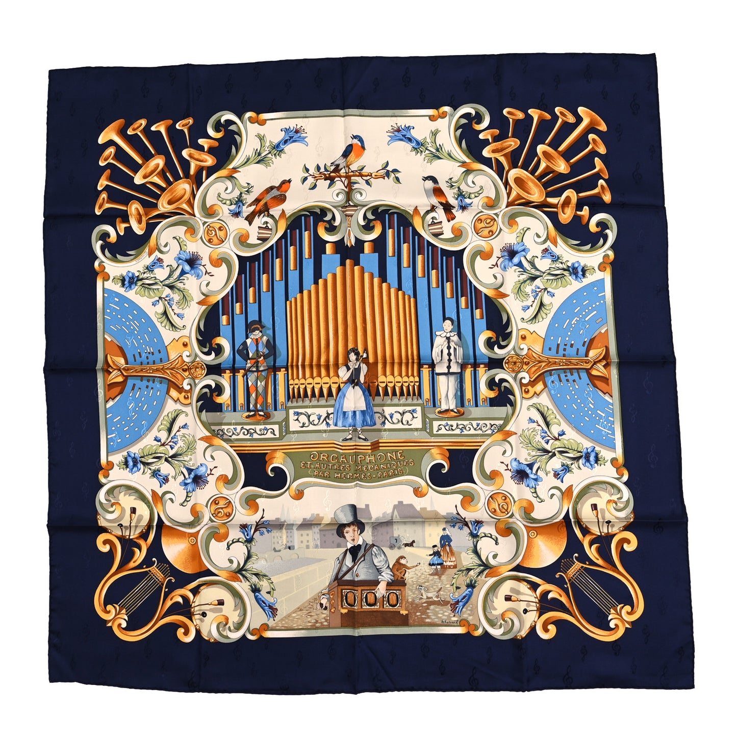 Silk Orgauphone Et Autres Mecaniques Scarf 90