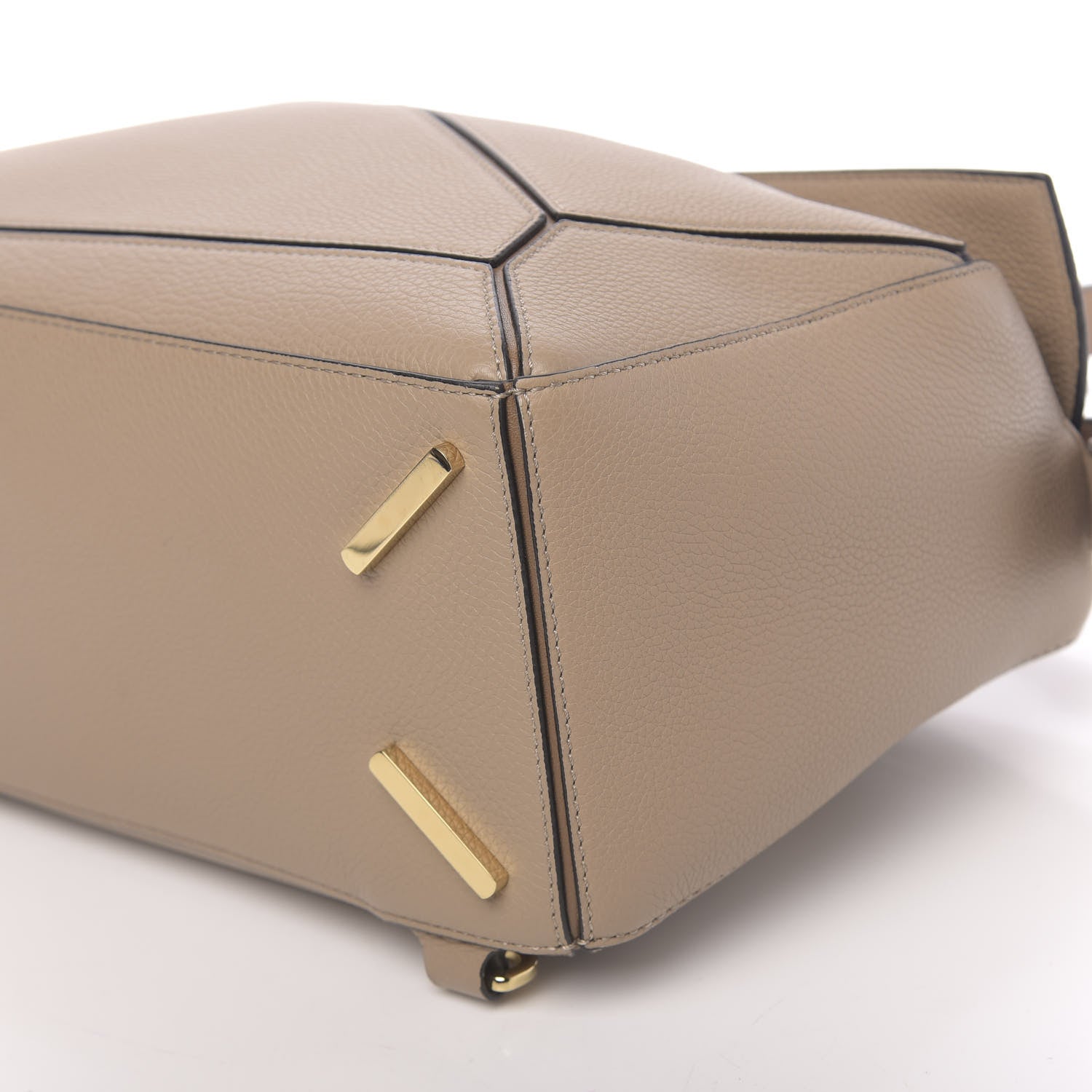 Loewe Calfskin Medium Puzzle Bag Sand Mink 618646 – FASHIONPHILE