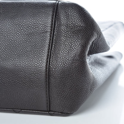 Chanel Caviar Quilted Grand Shopping Tote GST Dark Brown 10 of 13