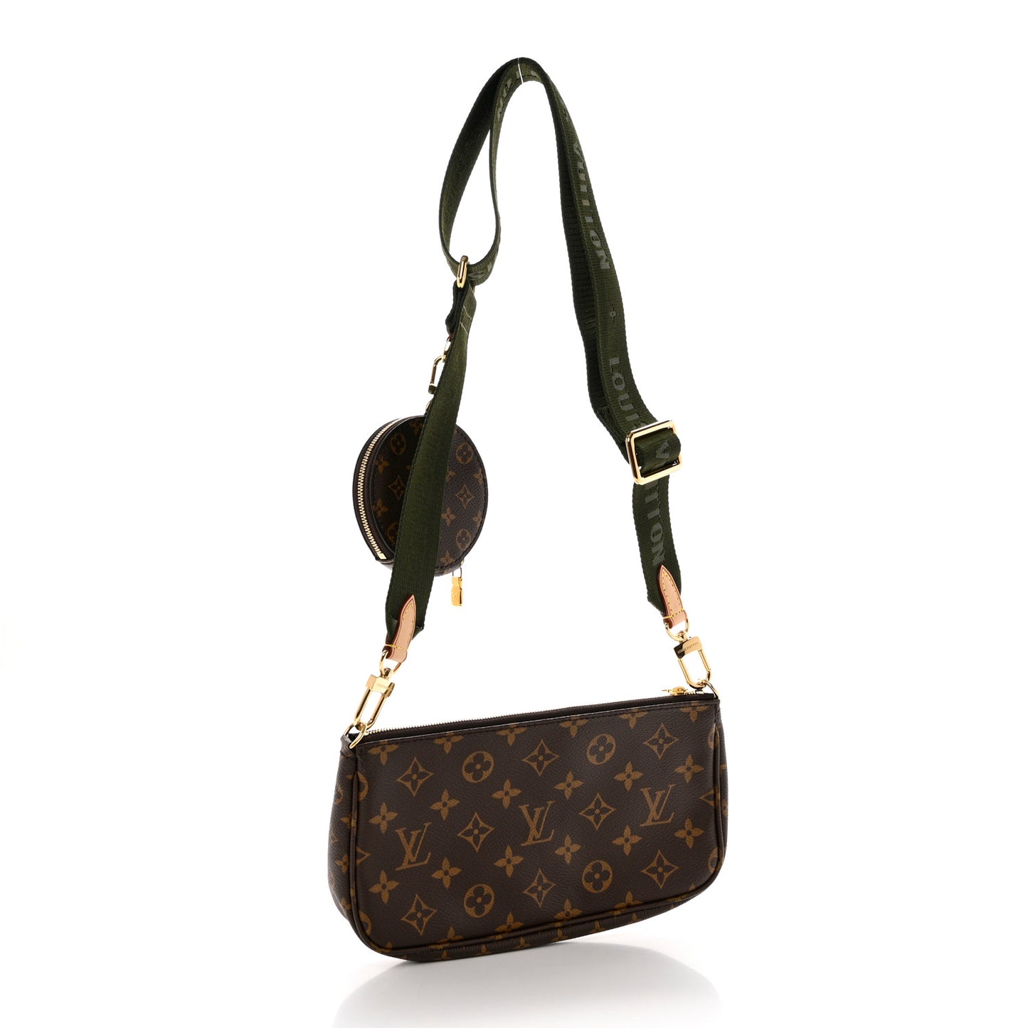 Monogram Multi Pochette Accessories Large Pochette Kaki
