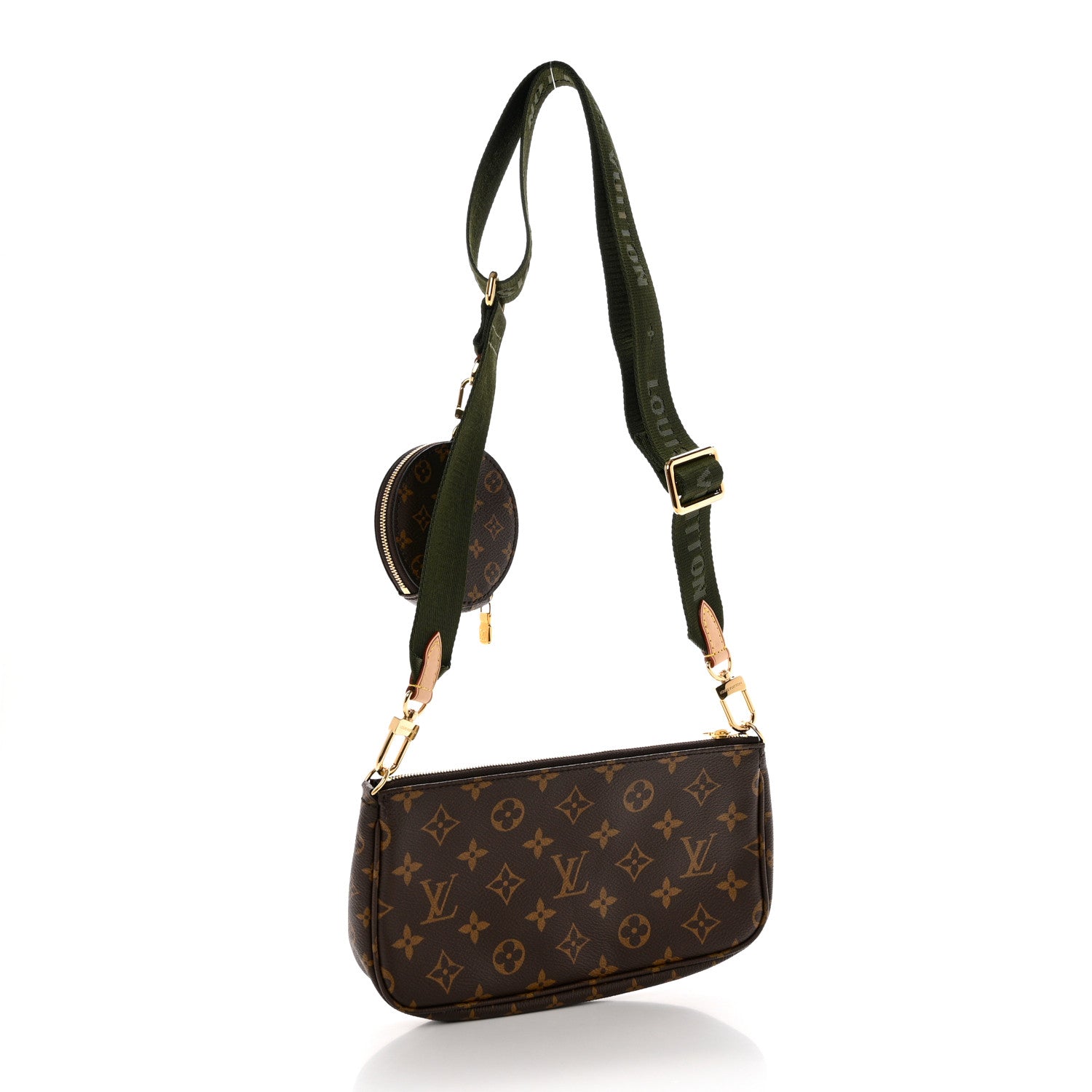 Louis Vuitton Monogram Multi Pochette Accessories Large Pochette Kaki 2 of 8