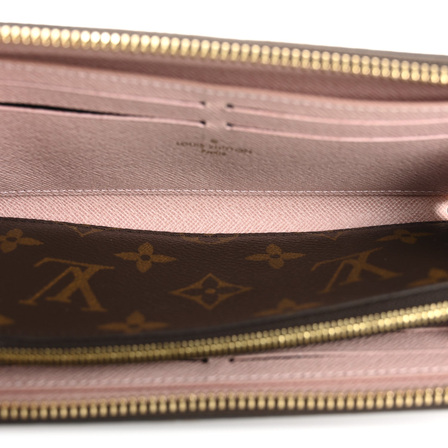 Louis Vuitton Monogram Clemence Wallet Rose Ballerine 5 of 12