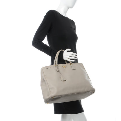 Prada Saffiano Lux Extra Large Galleria Double Zip Tote Argilla 2 of 18