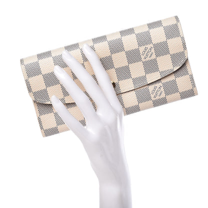 Louis Vuitton Damier Azur Emilie Wallet 2 of 8