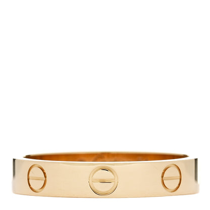 Cartier 18K Yellow Gold 3.5mm LOVE Wedding Band Ring 54 6.75 1 of 5