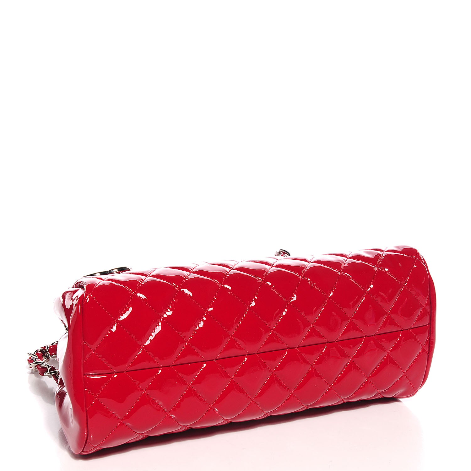 Chanel Patent Quilted Small Just Mademoiselle Red 4 of 10