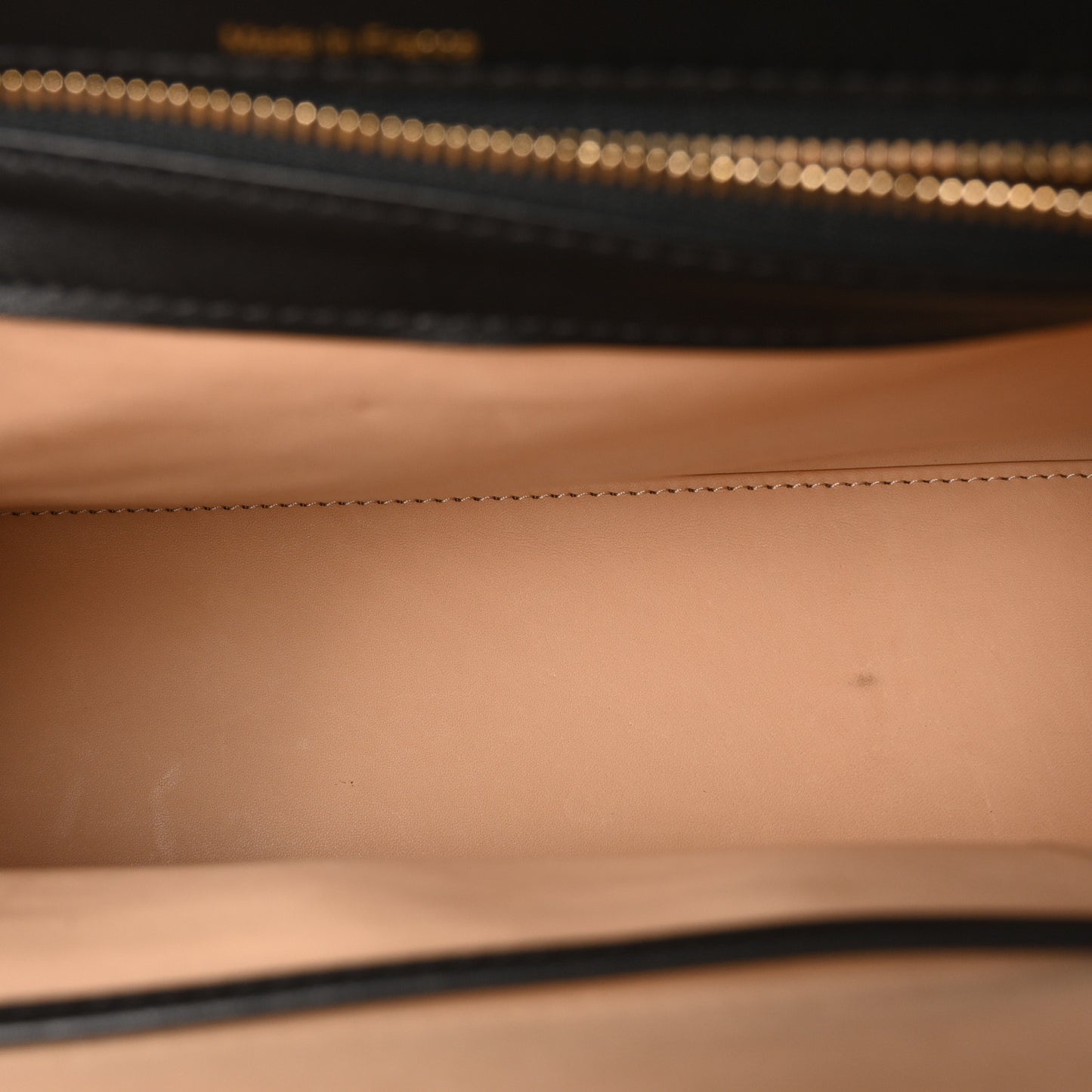 Smooth Calfskin GM Tempete Satchel Black