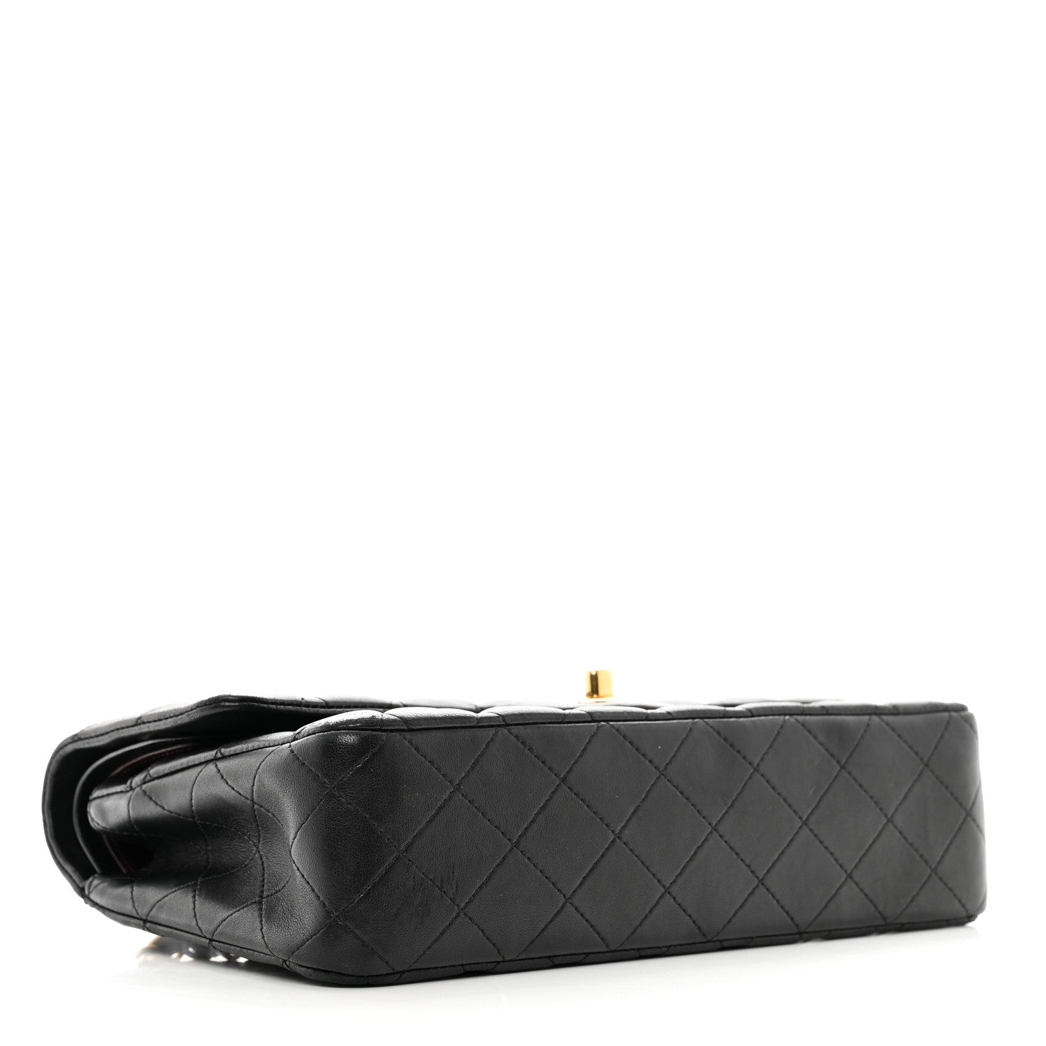 Chanel Lambskin Quilted Medium Double Flap Black 4 of 13