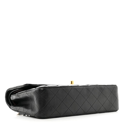 Chanel Lambskin Quilted Medium Double Flap Black 4 of 13