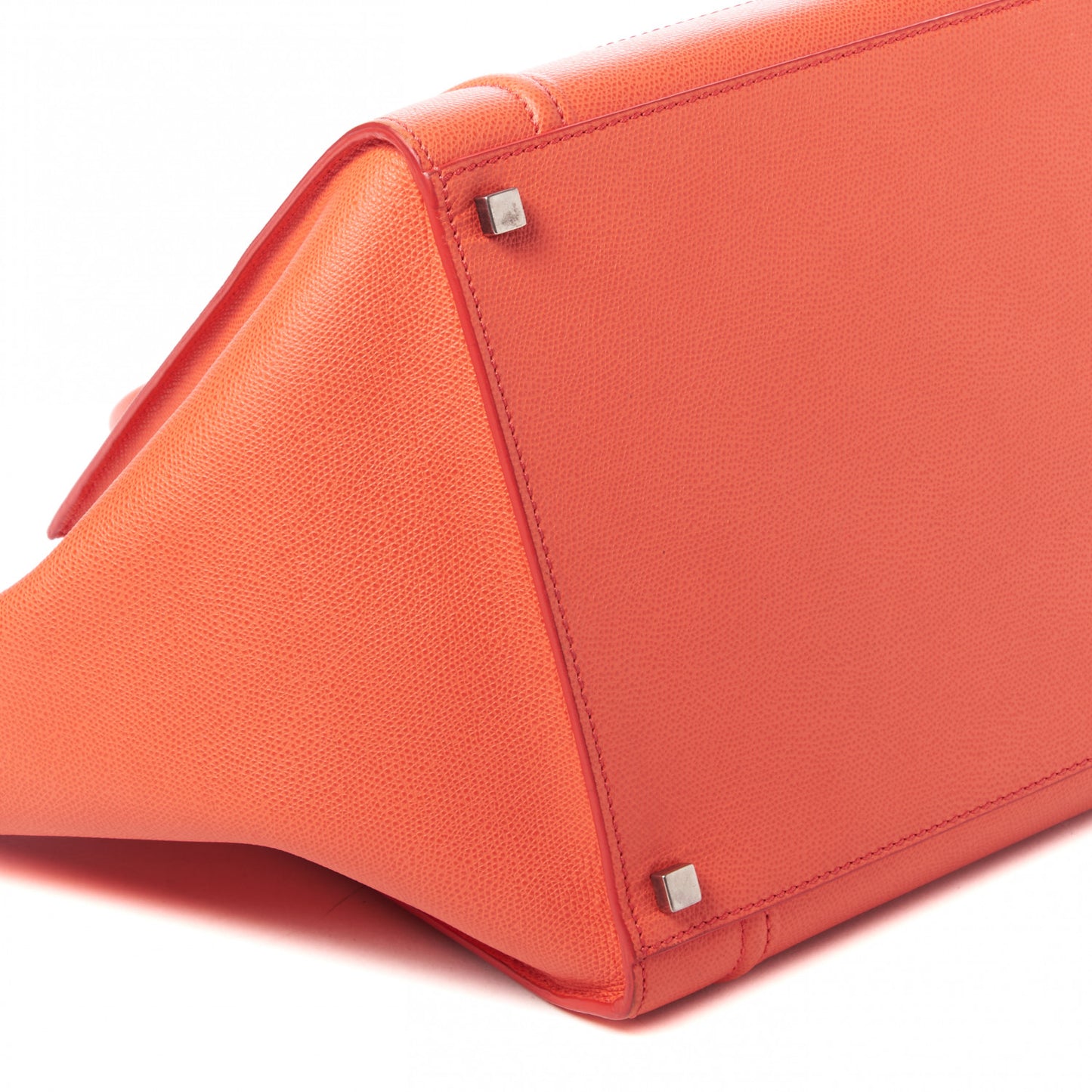 Grained Calfskin Medium Phantom Luggage Coral