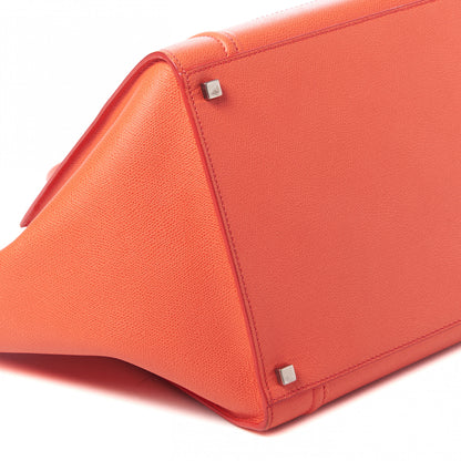 Celine Grained Calfskin Medium Phantom Luggage Coral 5 of 9