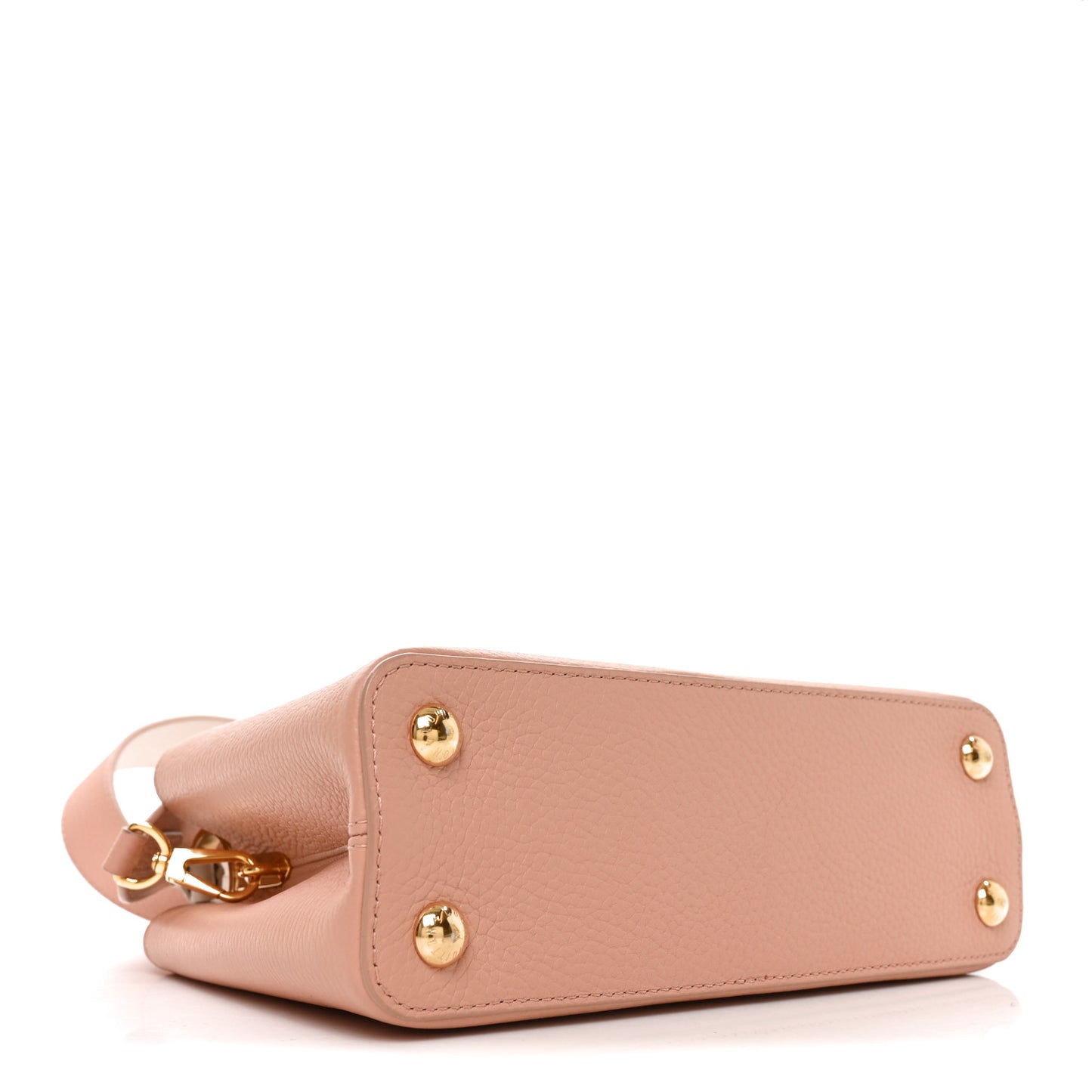Taurillon Capucines BB Rose Trianon Creme