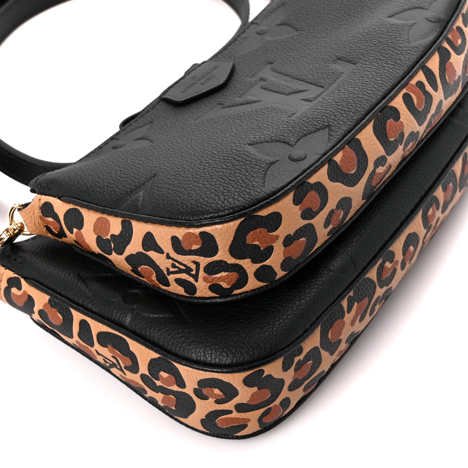 Louis Vuitton Empreinte Monogram Giant Wild At Heart Multi Pochette Accessories Black 11 of 12