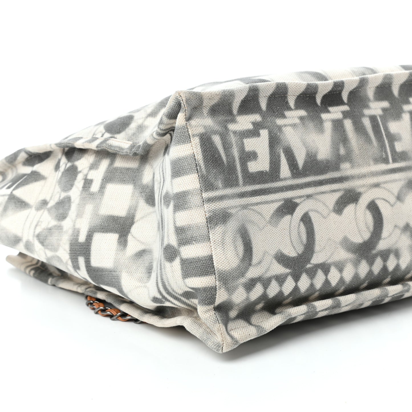 Canvas Large Iliad Shopping Tote Beige