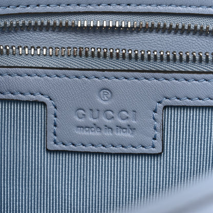Gucci Lambskin Matelasse Medium GG Marmont Shoulder Bag Light Blue 6 of 12