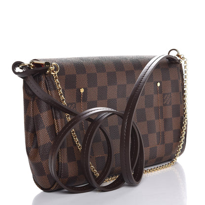 Louis Vuitton Damier Ebene Favorite MM 3 of 9