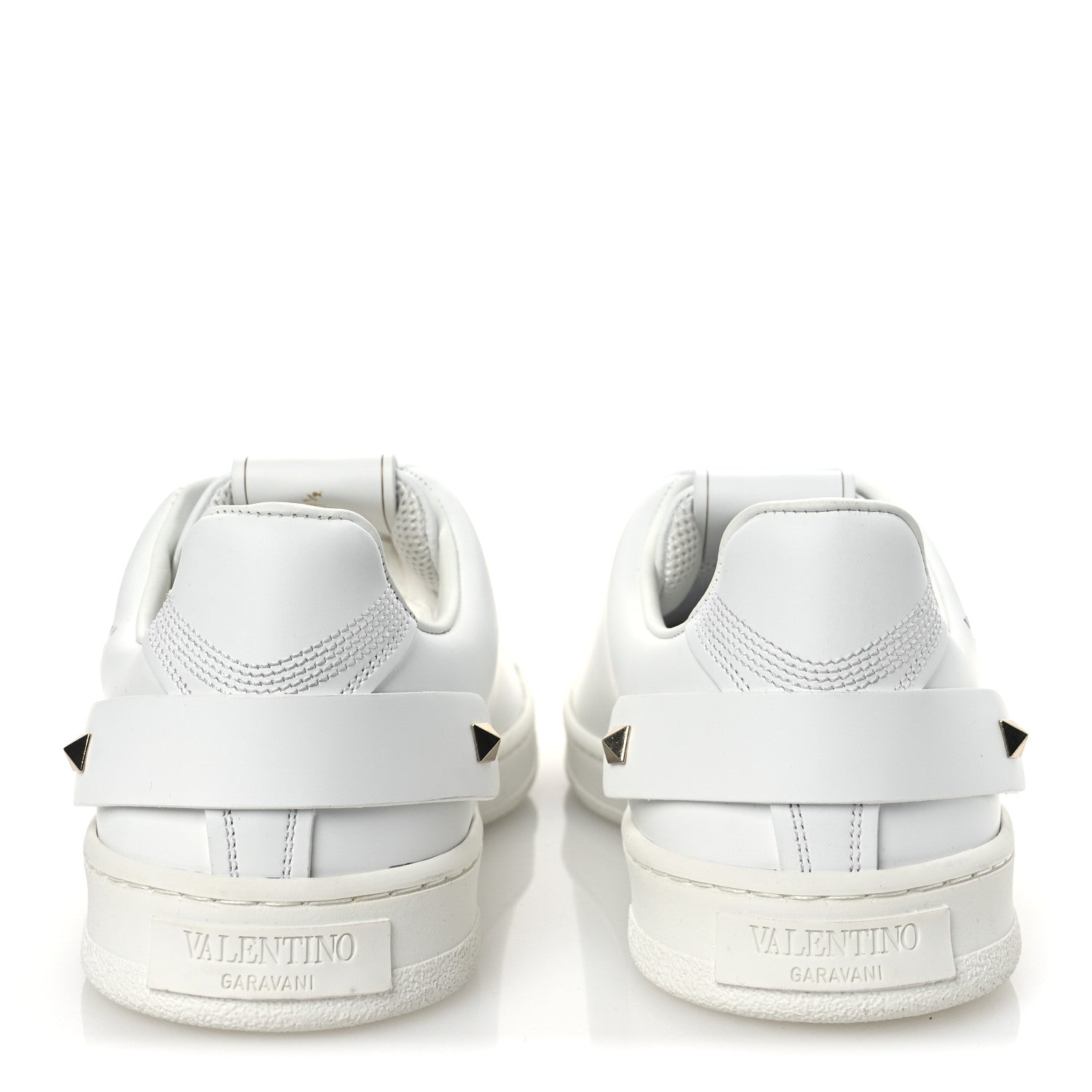 Valentino Garavani Calfskin Womens Backnet Sneakers 39.5 White 6 of 11