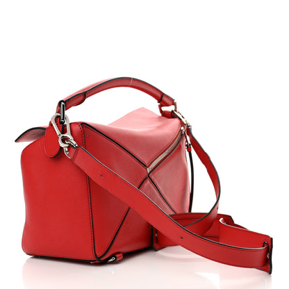 Loewe Calfskin Medium Puzzle Bag Scarlet 3 of 12