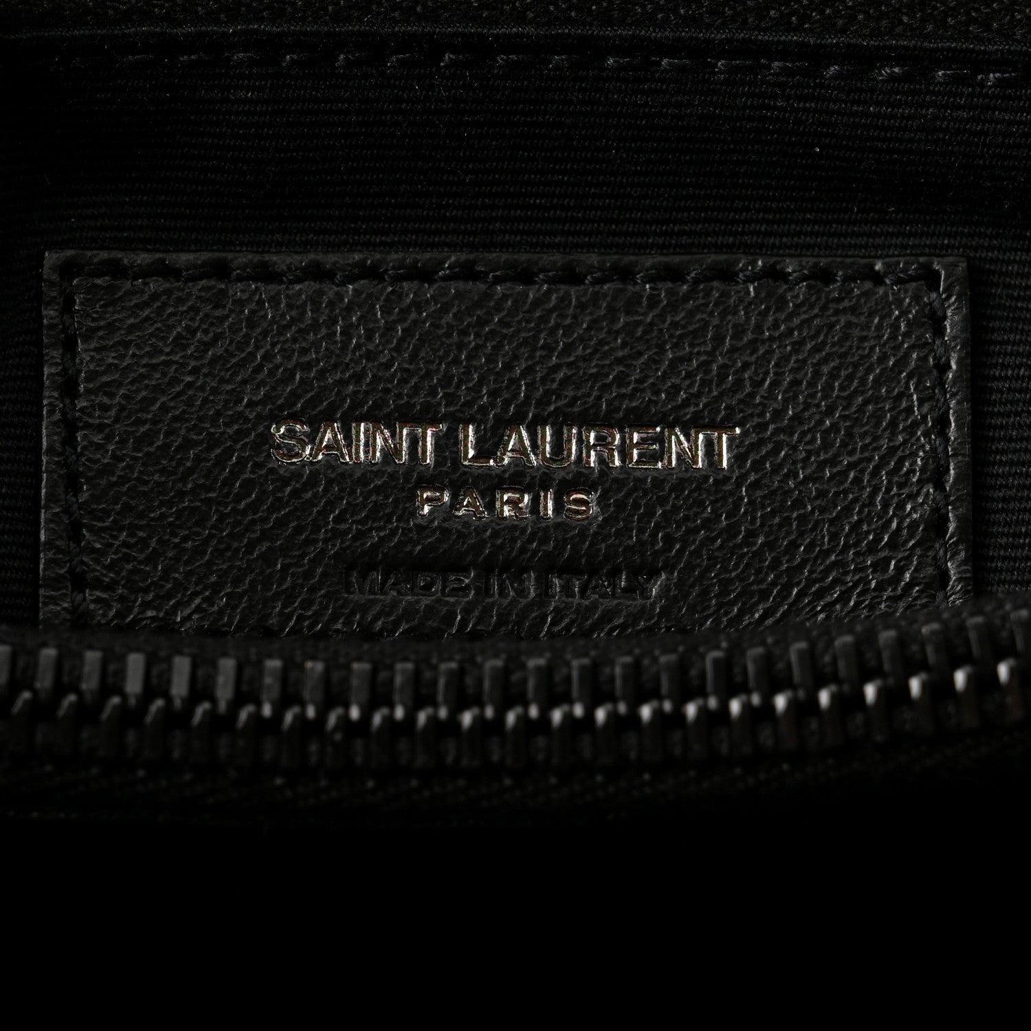 Saint Laurent Calfskin Y Quilted Monogram Monochrome Medium Loulou Chain Satchel Black 5 of 10