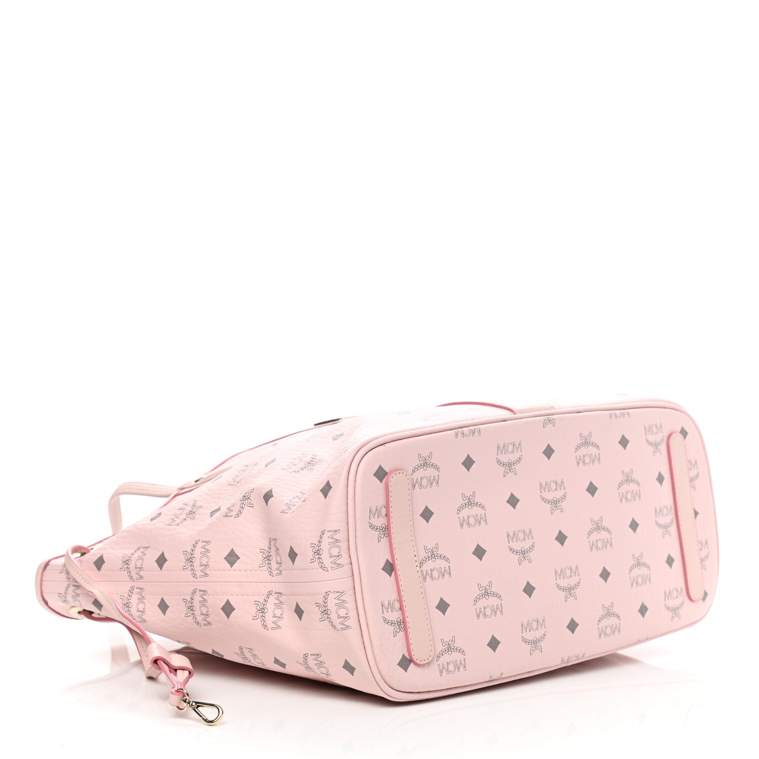 MCM Visetos Medium Liz Reversible Shopper Tote Powder Pink 8 of 16