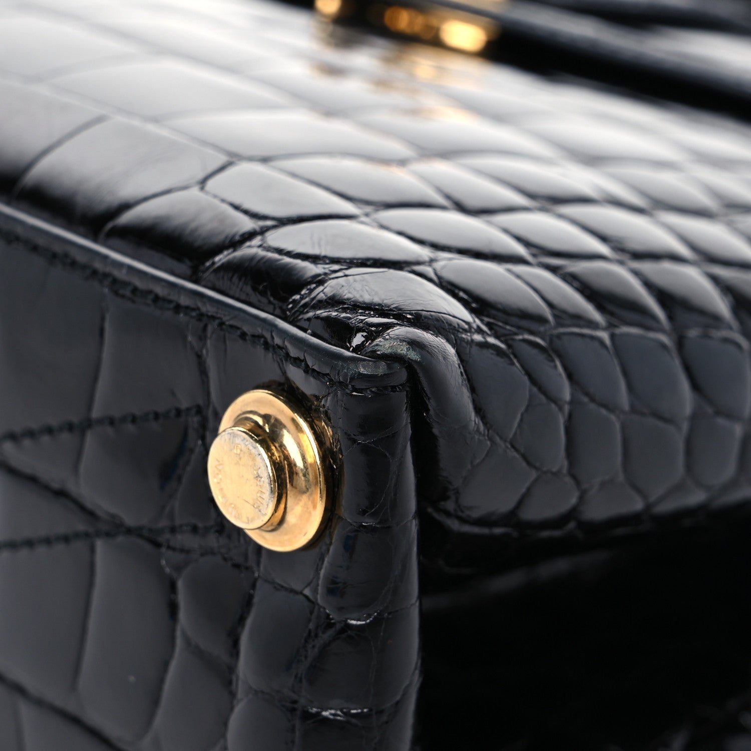 Louis Vuitton Alligator Rose Des Vents PM Black 7 of 7