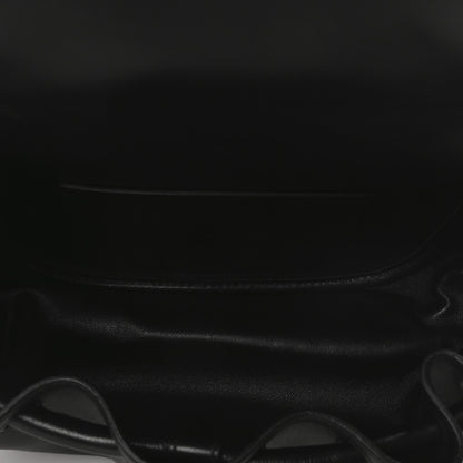 Bottega Veneta Lambskin Small Beak Triangle Flap Shoulder Bag Black 5 of 9