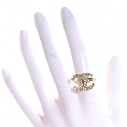 Chanel Crystal Logo CC Ring 6 2 of 4