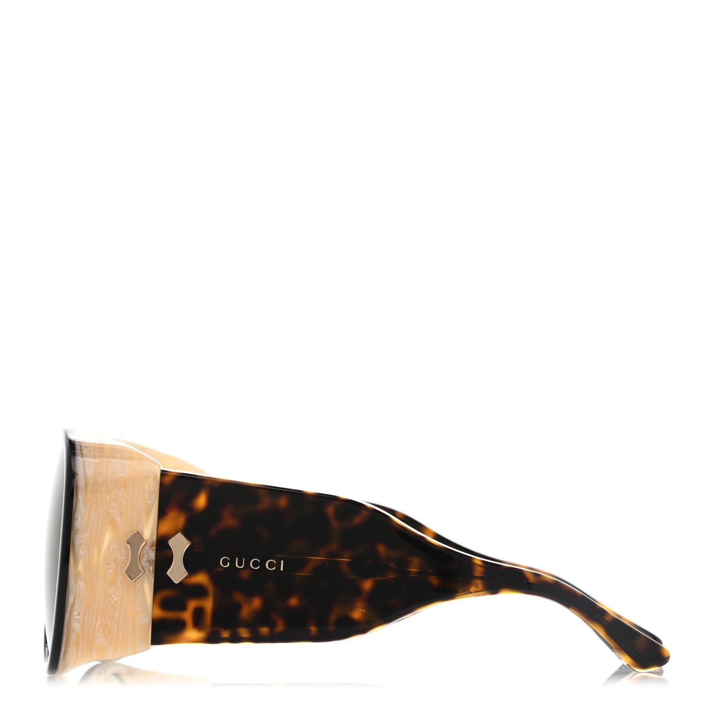Oversized Aviator Sunglasses GG0149S Tortoise