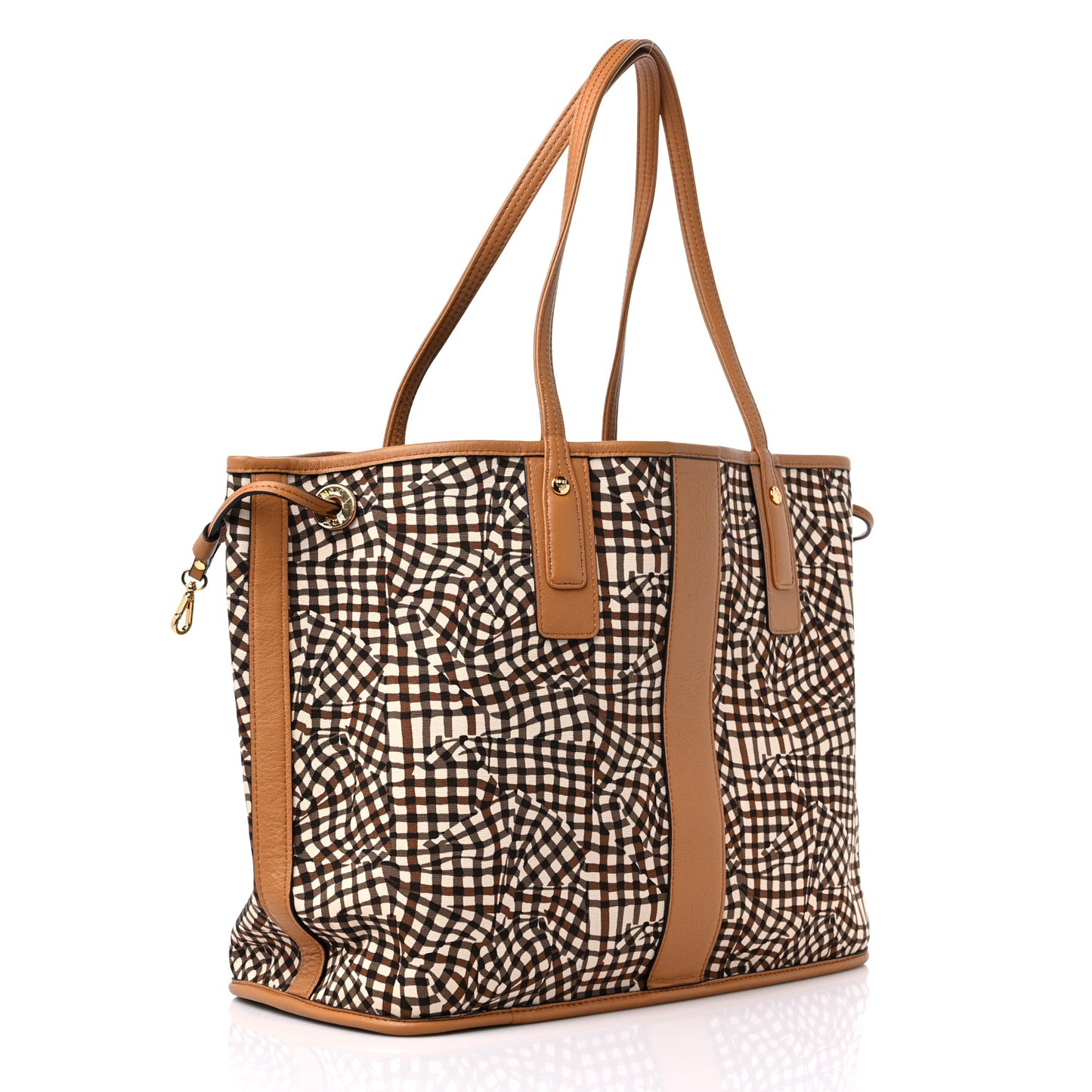 Visetos Medium Liz Reversible Shopper Tote Cognac