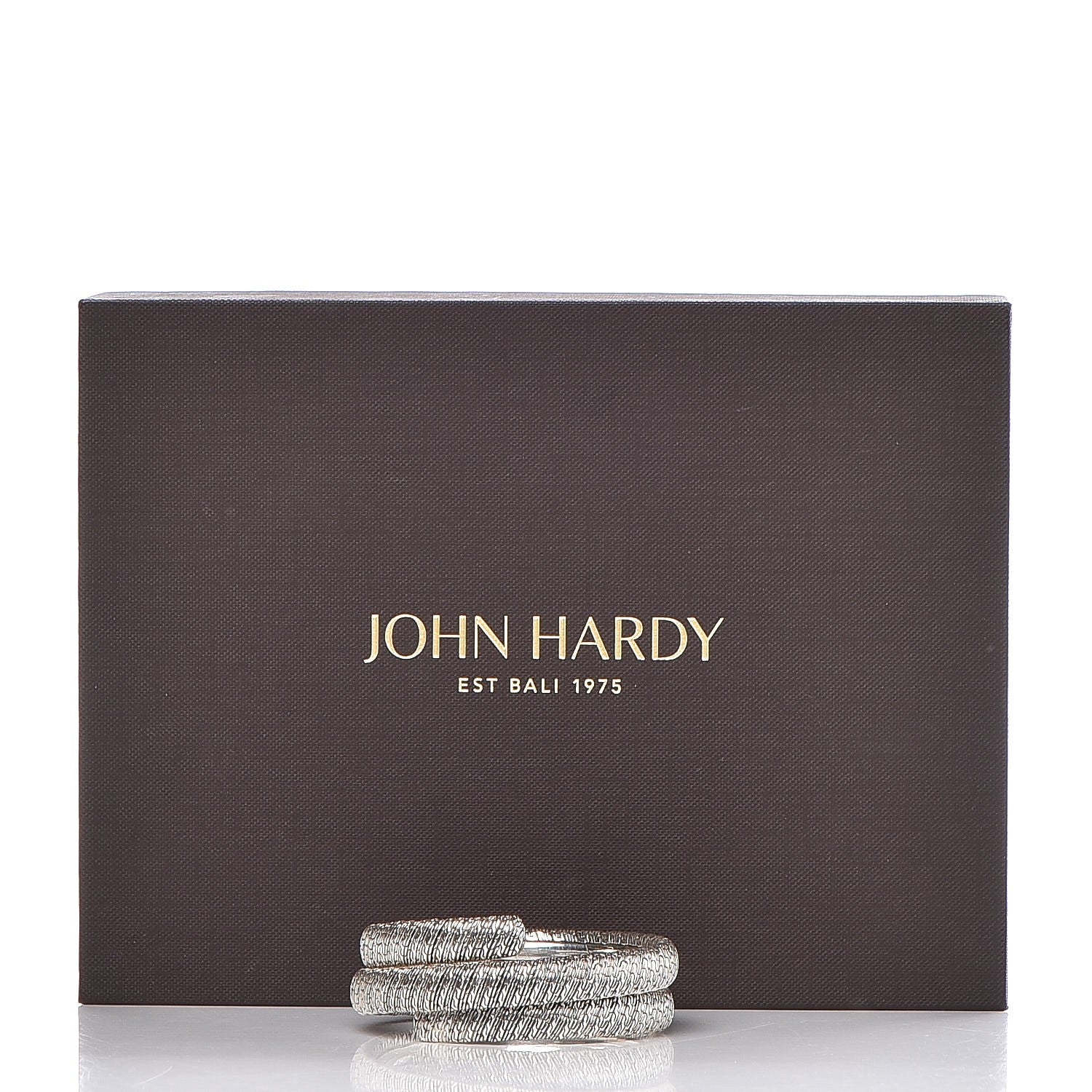 John Hardy Sterling Silver Classic Chain Double Coil Bracelet M 6 of 6